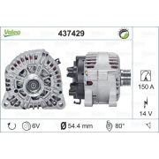 Слика 1 на Генератор VALEO REMANUFACTURED PREMIUM 437429