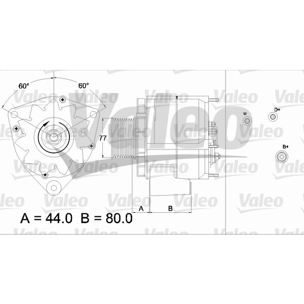 Слика на Генератор VALEO REMANUFACTURED PREMIUM 437440