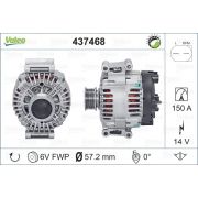 Слика 1 на Генератор VALEO REMANUFACTURED PREMIUM 437468