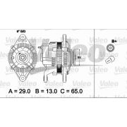 Слика 1 $на Генератор VALEO REMANUFACTURED PREMIUM 437490