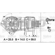 Слика 5 на Генератор VALEO REMANUFACTURED PREMIUM 437513