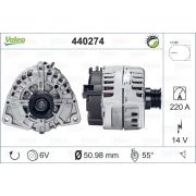 Слика 1 на Генератор VALEO REMANUFACTURED PREMIUM 440274