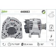 Слика 1 на Генератор VALEO REMANUFACTURED PREMIUM 440663