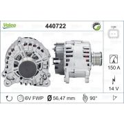 Слика 1 на Генератор VALEO REMANUFACTURED PREMIUM 440722