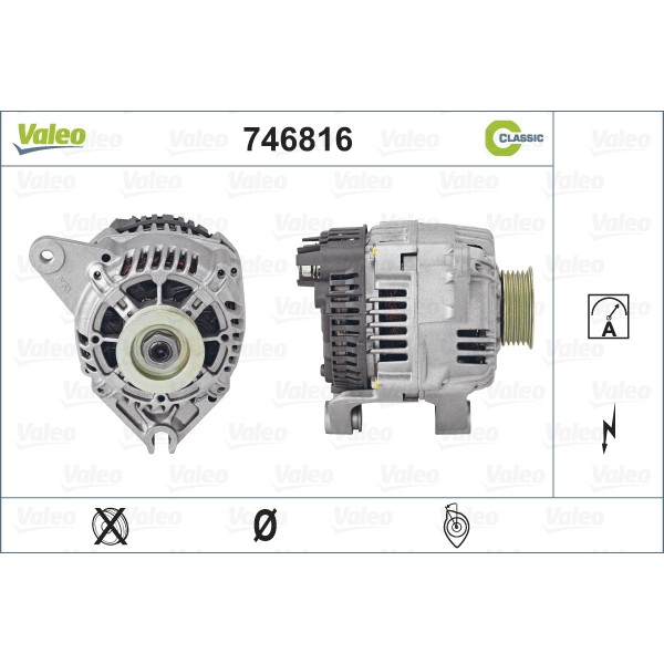 Слика на Генератор VALEO REMANUFACTURED RCB 746816