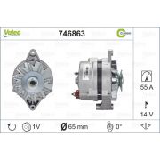 Слика 1 $на Генератор VALEO REMANUFACTURED RCB 746863