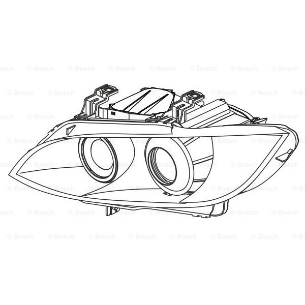 Слика на главен фар BOSCH 1 307 022 629 за BMW 3 Coupe E92 330 xi - 272 коњи бензин