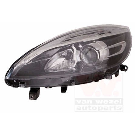 Слика на главен фар VAN WEZEL 4346961V за Renault Grand Scenic 3 (JZ0-1) 1.2 TCe - 116 коњи бензин