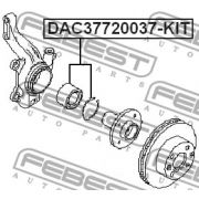 Слика 2 на главчина лежај на тркало FEBEST DAC37720037-KIT