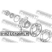 Слика 2 на главчина на тркалото FEBEST 0182-LC120RLH