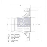 Слика 1 $на Главчина DT Spare Parts 2.65231