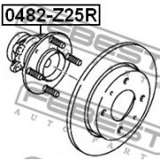 Слика 2 на Главчина FEBEST 0482-Z25R