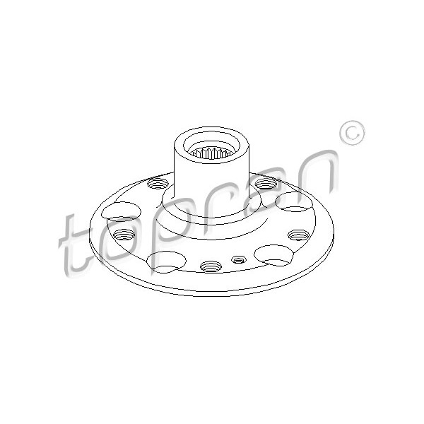 Слика на Главчина TOPRAN 400 359 за Mercedes CLK Convertible (a209) CLK 320 CDI (209.420) - 224 коњи дизел