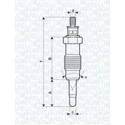 Слика 1 на греач (свеќица) MAGNETI MARELLI 062580704304