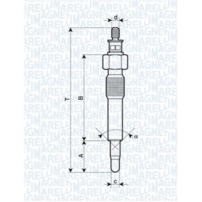 Слика на Греач (свеќица) MAGNETI MARELLI 062583202304