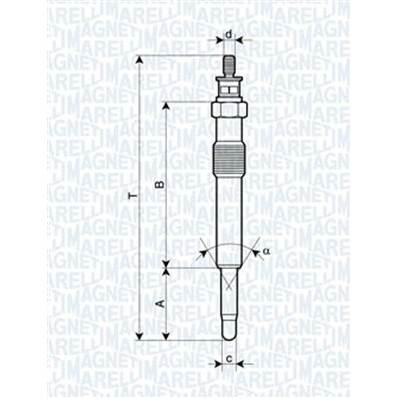 Слика на Греач (свеќица) MAGNETI MARELLI 062900018304