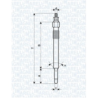 Слика на Греач (свеќица) MAGNETI MARELLI 062900020304