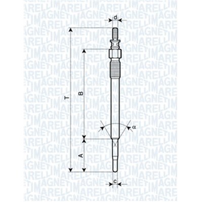 Слика на греач (свеќица) MAGNETI MARELLI 062900022304 за Ford Fiesta 5 (jh,jd) 1.6 TDCi - 90 коњи дизел