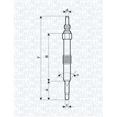 Слика на Греач (свеќица) MAGNETI MARELLI 062900067304