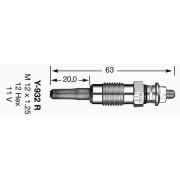 Слика 1 на греач (свеќица) NGK 4956