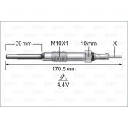 Слика 1 на греач (свеќица) VALEO 345247