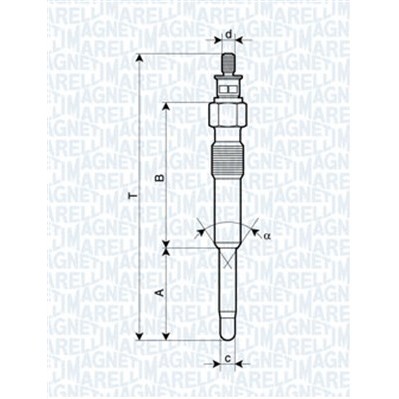 Слика на Греач свеќица MAGNETI MARELLI 062900007304 за Alfa Romeo 164 Sedan 2.5 V6 - 163 коњи бензин