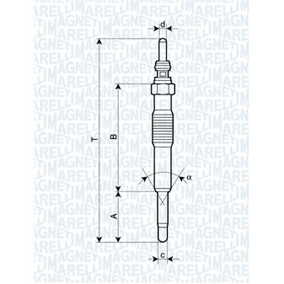 Слика на Греач свеќица MAGNETI MARELLI 062900027304