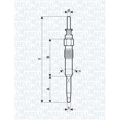 Слика на Греач свеќица MAGNETI MARELLI 062900039304 за BMW 3 Coupe E46 330 Cd - 204 коњи дизел