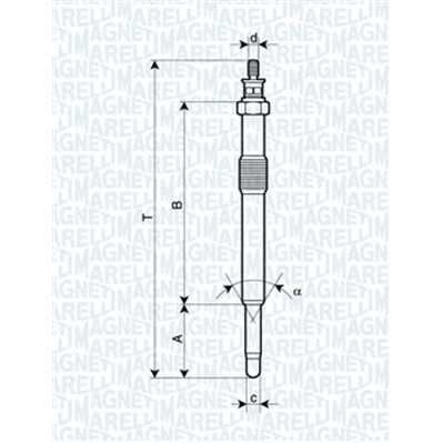 Слика на Греач свеќица MAGNETI MARELLI 062900049304 за Ford S-Max 2.0 TDCi - 130 коњи дизел