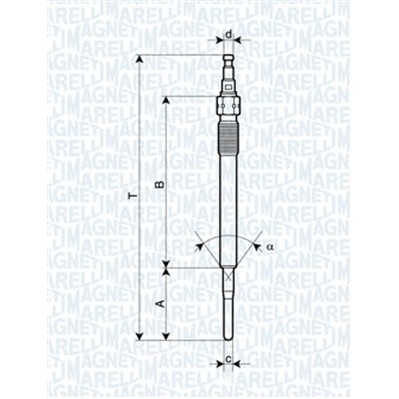 Слика на Греач свеќица MAGNETI MARELLI 062900051304 за Seat Leon (1P1) 2.0 TDI 16V - 140 коњи дизел