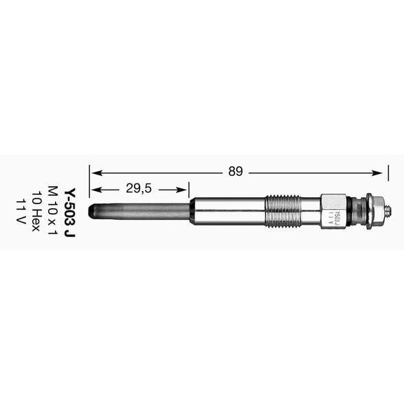 Слика на Греач свеќица NGK D-Power 1009 за Renault Megane 1 (BA0-1) 2.0 i (BA0G) - 114 коњи бензин