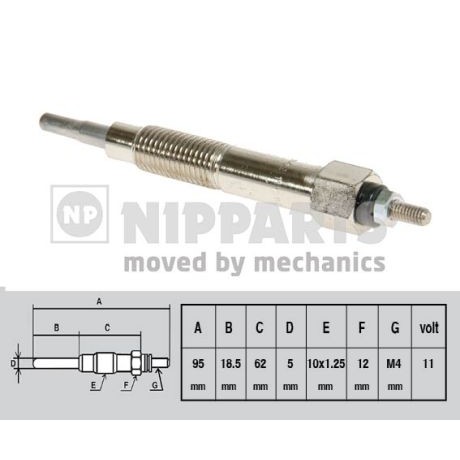 Слика на Греач свеќица NIPPARTS J5711016