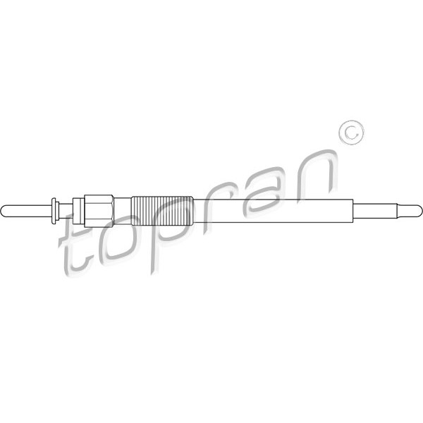 Слика на Греач свеќица TOPRAN 206 655 за Opel Astra H Hatchback 1.7 CDTI - 100 коњи дизел