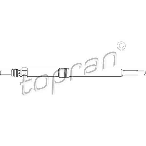 Слика на Греач свеќица TOPRAN 207 046 за Renault Laguna 2 Sport Tourer (KG0-1) 2.2 dCi - 140 коњи дизел