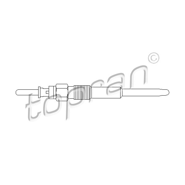 Слика на Греач свеќица TOPRAN 500 640 за BMW 3 Sedan E46 318 d - 116 коњи дизел