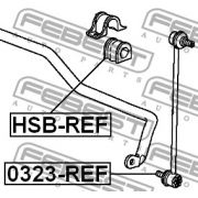 Слика 2 на гумичка, баланштангла FEBEST HSB-REF