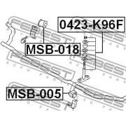 Слика 2 $на Гумичка, баланштангла FEBEST MSB-005