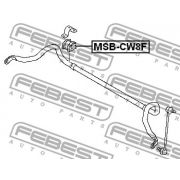 Слика 2 на гумичка, баланштангла FEBEST MSB-CW8F