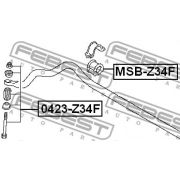 Слика 2 $на Гумичка, баланштангла FEBEST MSB-Z34F