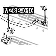 Слика 2 на гумичка, баланштангла FEBEST MZSB-010