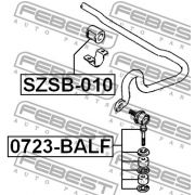 Слика 2 на гумичка, баланштангла FEBEST SZSB-010