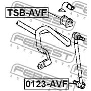 Слика 2 $на Гумичка, баланштангла FEBEST TSB-AVF