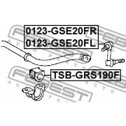 Слика 2 на гумичка, баланштангла FEBEST TSB-GRS190F