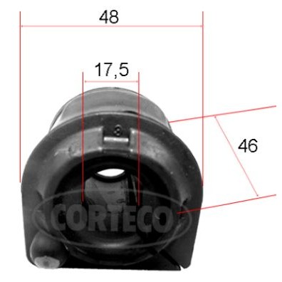 Слика на Гумичка за баланштангла CORTECO 49371888