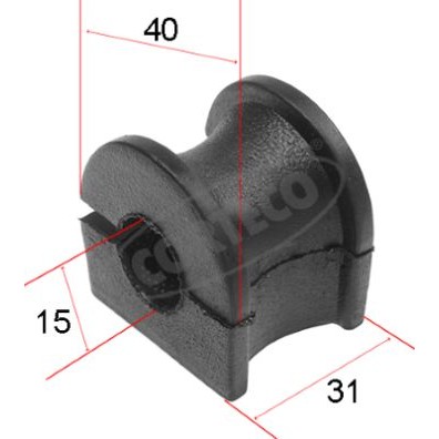 Слика на гумичка за баланштангла CORTECO 80000462 за Ford Fiesta MK 4 (ja,jb) 1.0 i - 52 коњи бензин