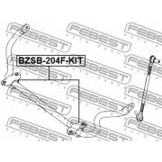 Слика 2 на гумичка за баланштангла FEBEST BZSB-204F-KIT