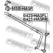 Слика 2 на гумичка за баланштангла FEBEST MSB-HA3F