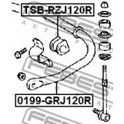 Слика 2 на гумичка за баланштангла FEBEST TSB-RZJ120R