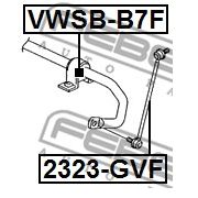 Слика 2 на гумичка за баланштангла FEBEST VWSB-B7F