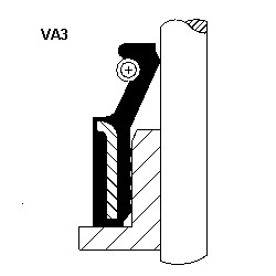 Слика на Гумичка на клапан, уплътн. пръстен, стъбло на кл.; семеринг CORTECO 19034925